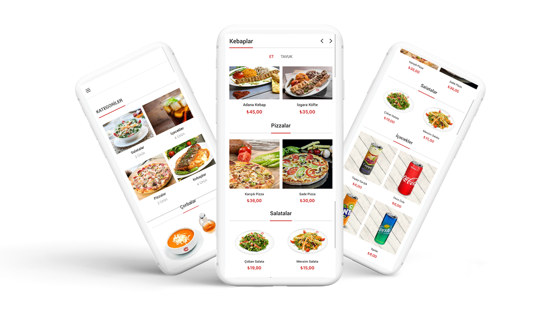 Screenshot of a store page in mobile view